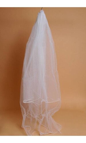 TWO LAYER PEARL VEIL WHITE