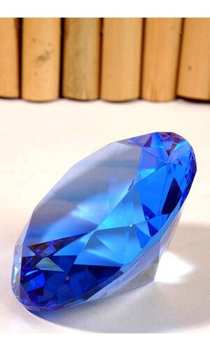 100MM DIAMOND CRYSTAL BLUE