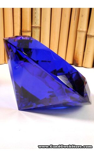 200MM CRYSTAL DIAMOND BLUE
