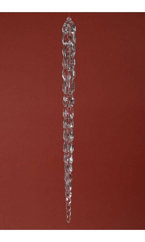 20" HANGING ICICLE CLEAR
