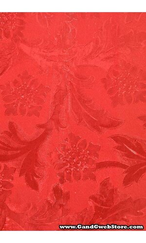 20" X 30' POLY EMBOSSED FOIL CARDINAL RED EA