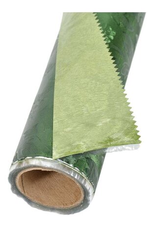 20" X 30' POLY EMBOSSED FOIL MOSS GREEN EA