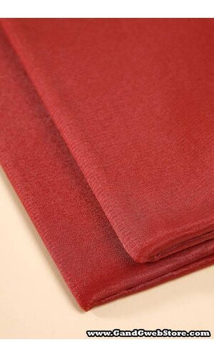 44" X 3YDS SHEER FABRIC RED