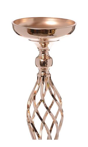 19.75" METAL BOUQUET STAND GOLD
