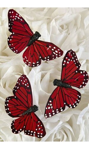 3'' BUTTERFLY RED PKG/12