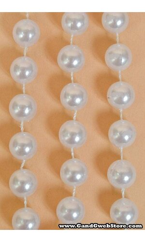12MM X 10YDS PEARL GARLAND WHITE