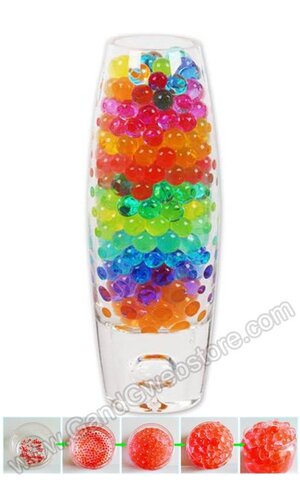 10OZ WATER BEADS RED