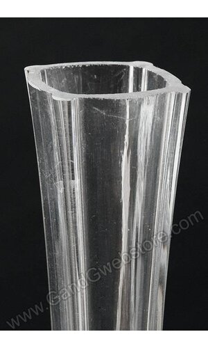 20" EIFFEL TOWER GLASS VASE CLEAR