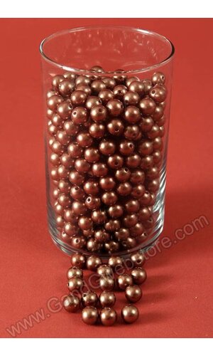 12MM ABS PEARL BEADS BROWN PKG(500g)