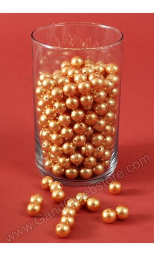 14MM ABS PEARL BEADS GOLD PKG(500g)