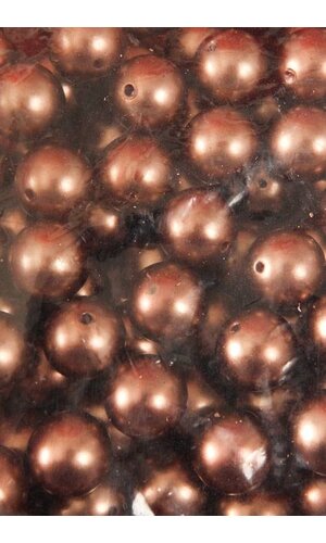 20MM ABS PEARL BEADS BROWN PKG(500g)