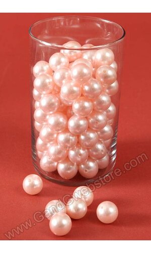 18MM ABS PEARL BEADS PINK PKG(500g)