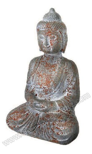 24" CONCRETE SITTING BUDDHA