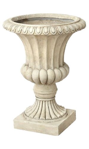 18"D X 24T CONCRETE FLUTED URN ANWH