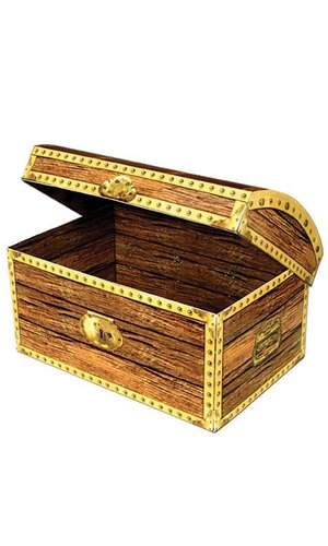 11.75" TREASURE CHEST BOX