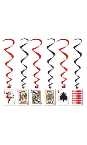3FT PLAYING CARDS WHIRLS MULTI-COLOR PKG/5
