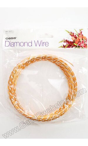 32.8FT OASIS DIAMOND WIRE GOLD