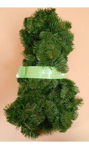 9FT X 10" DELUXE OREGON GARLAND 190LV GREEN