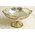 7.5" X 4.25" OVAL GLASS CARRAWAY STAND GOLD