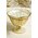 5" X 6" GLASS CARRAWAY STAND GOLD