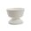 6" X 4.25" PLASTIC PEDESTAL BOWL WHITE PKG/12