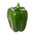 4" WEIGHTED BELL PEPPER GREEN PKG/6