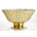 10.25" X 5.25" MERCURY GLASS BOWL GOLD