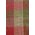 14" X 72" CHECKERED CANVAS RUNNER GREEN/RED/NATURAL