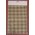 14" X 72" CHECKERED CANVAS RUNNER NATURAL/IVORY