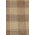 14" X 72" CHECKERED CANVAS RUNNER NATURAL/IVORY