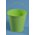 4.75" X 5" METAL BUCKET W/HANDLE APPLE GREEN