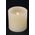 3" X 3" FLAME-LESS CANDLE IVORY