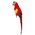 24" FEATHER STANDING  MACAU RED