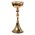 28" METAL BOUQUET STAND GOLD