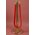 36" STANCHION SET (POST/ROPE) GOLD/RED