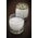 2.25" X 2" ROLY POLY GLASS W/CANDLE CLEAR PKG/12