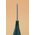 9.5" PLASTIC CONE VASE GREEN