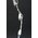 8.5FT LED ICICLE LIGHTS BLUE & WHITE W/WHITE WIRE