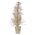36" POTTED GLITTER/MICA HARDNEEDLE PINE TREE GOLD
