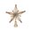 12.5"WIRE GLITTER JEWEL STAR TREE TOPPER COPPER/GOLD