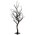 28" PLASTIC TWIG TREE ON METALLIC STAND BLACK