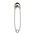 3# SAFETY PINS SILVER PKG/100