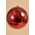250MM SHINY PLASTIC BALL RED