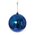 100mm Shiny Plastic Ball Royal Blue Pkg/6