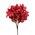 18" SILK TIGER LILY BUSH X11 RED