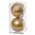 120MM PET BALL MERCURY GOLD W/LASER GLITTER BX/2