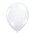 11" ROUND FLOWERS LATEX BALLOON CRYSTAL CLEAR PKG/100