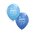 11" ROUND BIRTHDAY SPARKLE LATEX BALLOON ROBIN'S EGG/DARK BLUE PKG/50