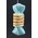 7.5" CANDY HANGING ORNAMENT BLUE