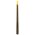 11" LED FLICKERING TAPER CANDLE IVORY PKG/6